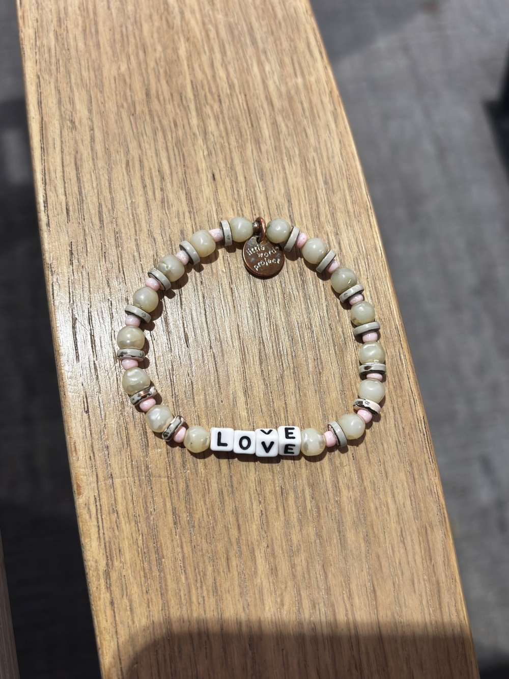 LITTLE WORDS PROJECT LWP GOOD USED CONDITION GUC AUTHENTIC BRACELET love